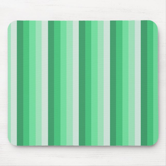 Green shadow stripes mouse mat (Front)