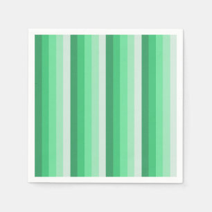 Green shadow stripes napkin
