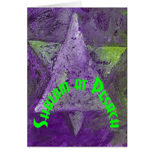 Green shalom at Pesach