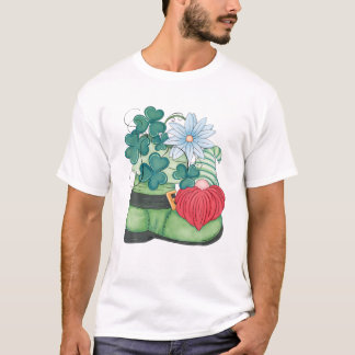 Green Shamrock Decor For Girls T-Shirt