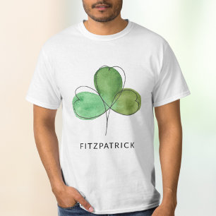 Green Shamrock Irish Heritage T-Shirt