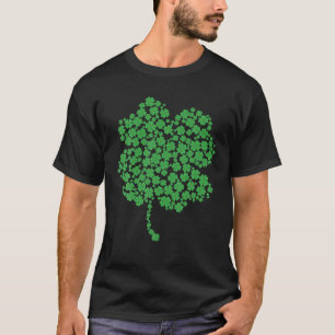 Green Shamrock Leprechaun Irish Clover St Patrick' T-Shirt