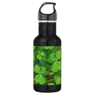 Green Shamrock St Patrick's Day Bottle