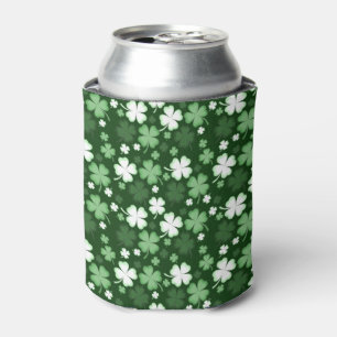 Green Shamrock, St. Patrick's Day Can Cooler