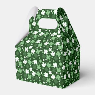 Green Shamrock, St. Patrick's Day Favour Box