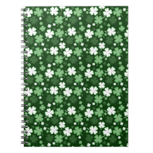 Green Shamrock, St. Patrick's Day Notebook