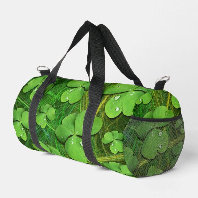 Green Shamrock St Patrick's iPhone 5 Case-Mate Duffle Bag (Right Corner)