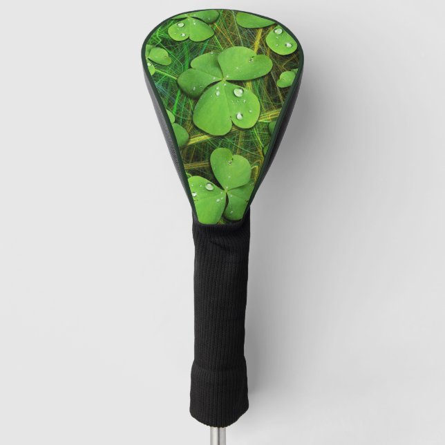 Green Shamrock St Patrick's iPhone 5 Case-Mate Golf Head Cover (Front)