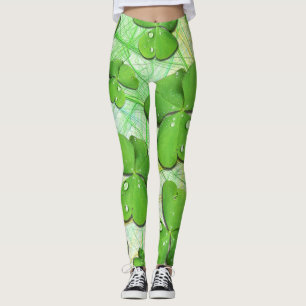 Green Shamrock St Patrick's iPhone 5 Case-Mate Leggings