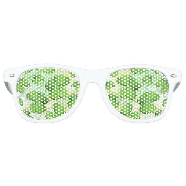 Green Shamrock St Patrick's iPhone 5 Case-Mate Retro Sunglasses (Front)