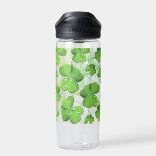 Green Shamrock St Patrick's iPhone 5 Case-Mate Water Bottle