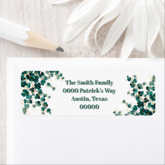 Green Shamrocks and Gold 