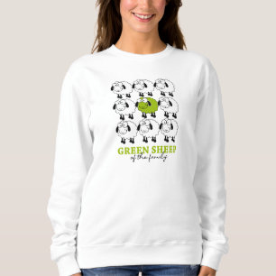 Green Sheep of The Family, Vegan  Sweatshirt