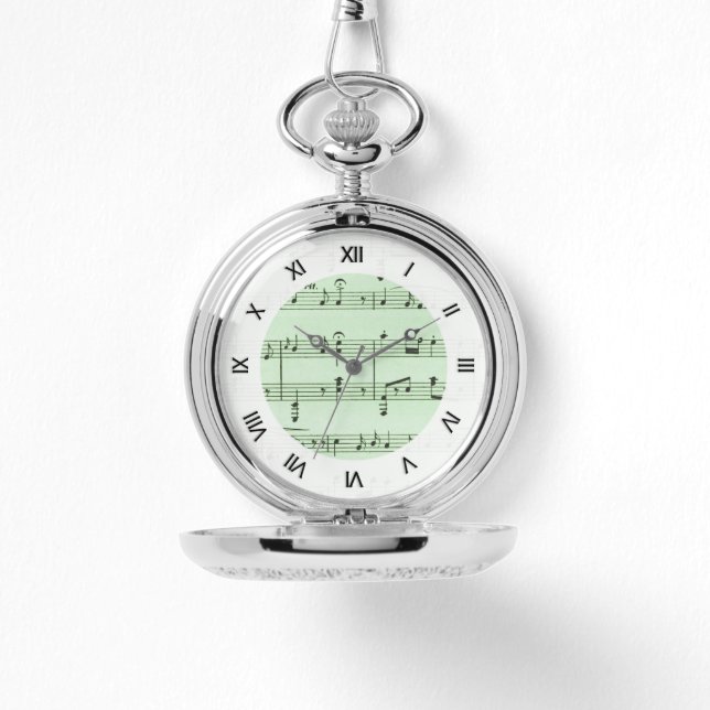 Green Sheet Music Watch (Front)