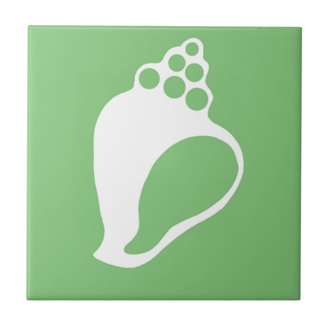 Green Shell Tile (Front)