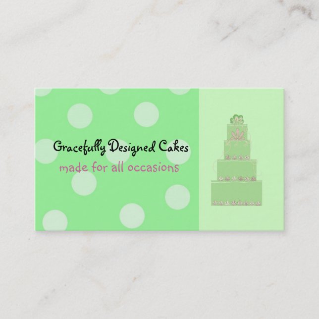 Green Sherbet Business Card (Front)