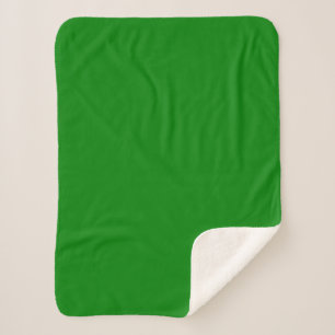 Green Sherpa Blanket