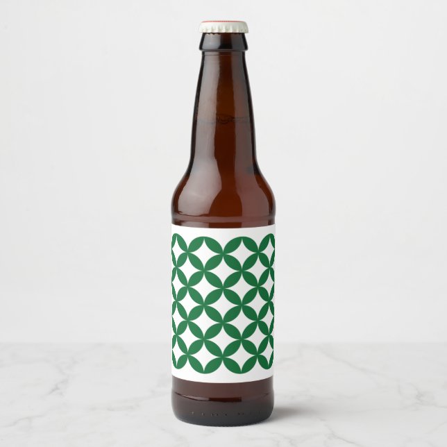 Green Shippo Beer Bottle Label (Front)