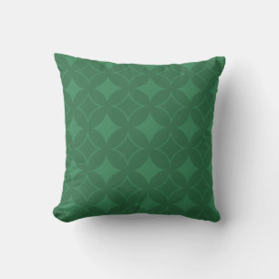 Green Shippo pattern Cushion