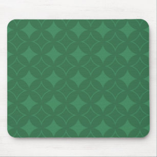 Green Shippo pattern Mouse Mat