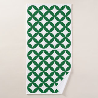 Green Shippo Pattern Towel