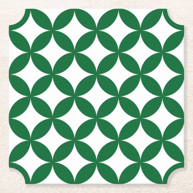 Green Shippo Ticket Coaster (Front)