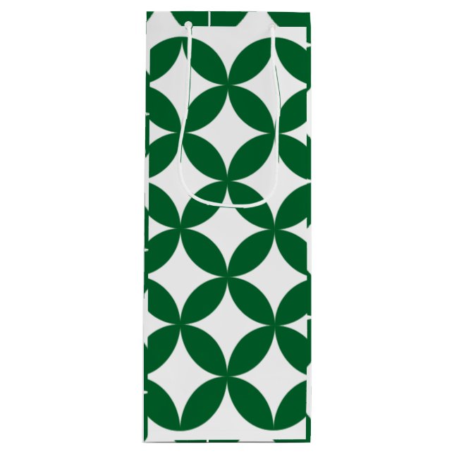 Green Shippo Wine Gift Bag (Front)