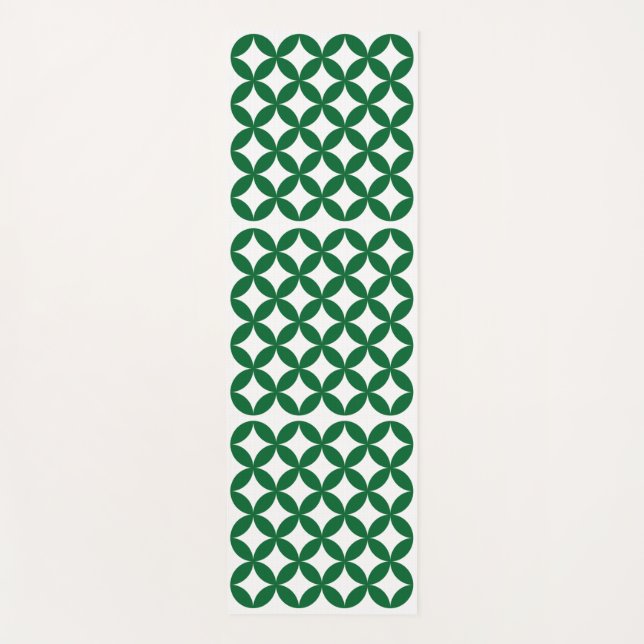 Green Shippo Yoga Mat (Front)