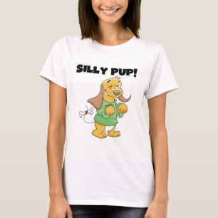 Green Shirt Silly Pup Tshirts and Gifts