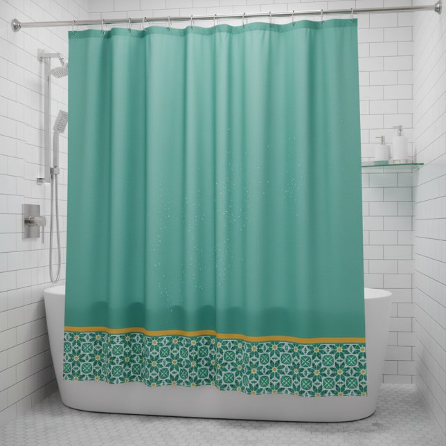 Green  shower curtain (Creator Uploaded)