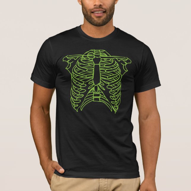Green Skeleton t-shirt (Front)