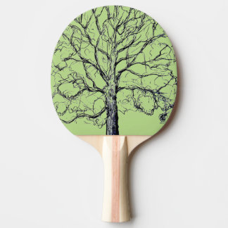 Green Sketched Tree Paddle