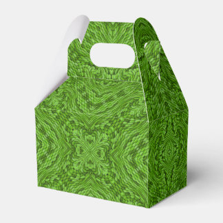 Green Skin Vintage Fractal Kaleidoscope Favour Box
