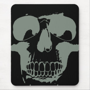 Green Skull Mouse Mat