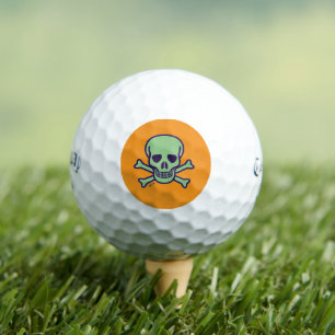 Green Skull orang Callaway Supersoft golf balls 12