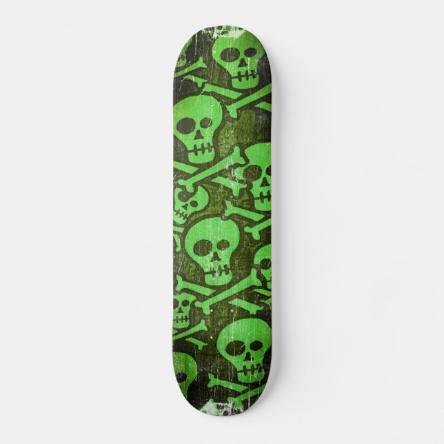 Green Skull Skateboard (Front)