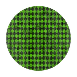 Green Skulls and Sunflower Series Design 12 Cutting Board