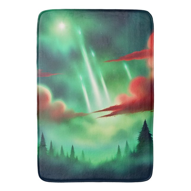 green sky bath mat (Front Vertical)