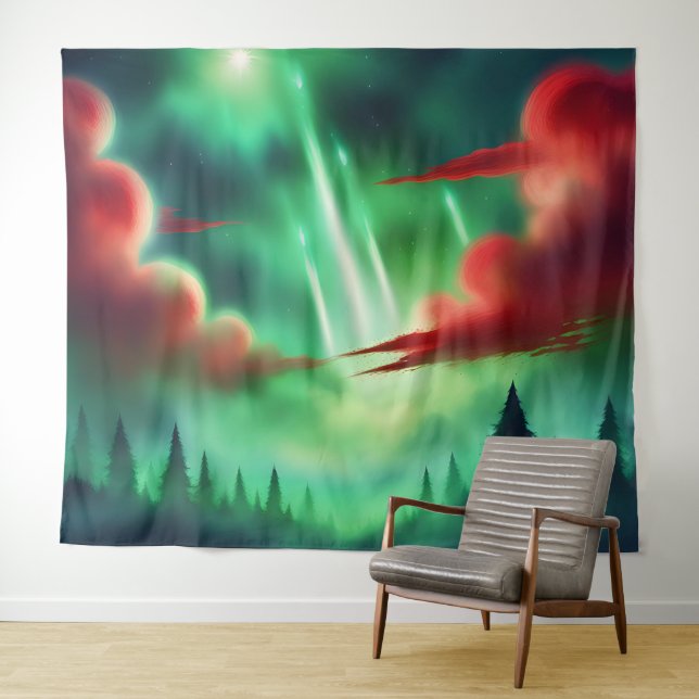 green sky tapestry (In Situ (Horizontal))