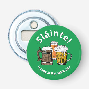 Green Sláinte HAPPY ST PATRICKS DAY Bottle Opener