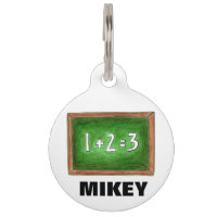 Green Slate School Chalkboard Math Teacher Class