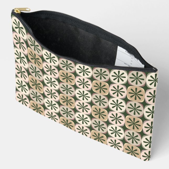 Green Slices Accessory Pouch (Open)