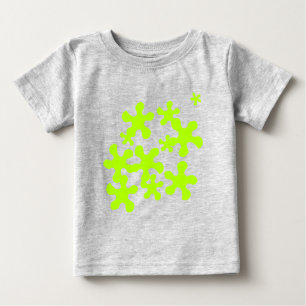 green slime grey fun cute baby T-Shirt