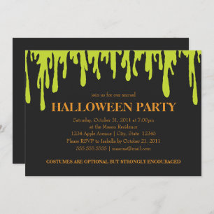Green Slime Invitation