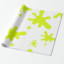 Green Slime Wrapping Paper