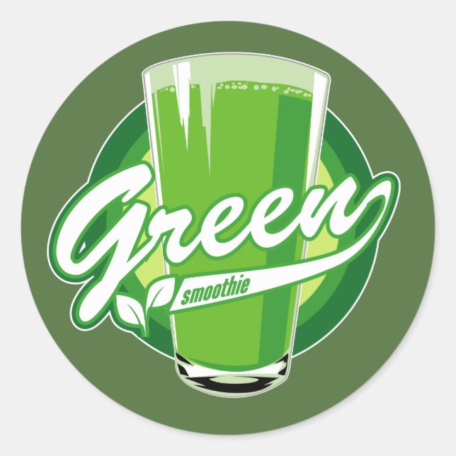 Green Smoothie stickers (Front)