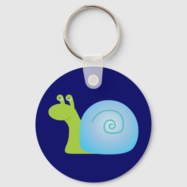 Green Snail Key Ring (Front)