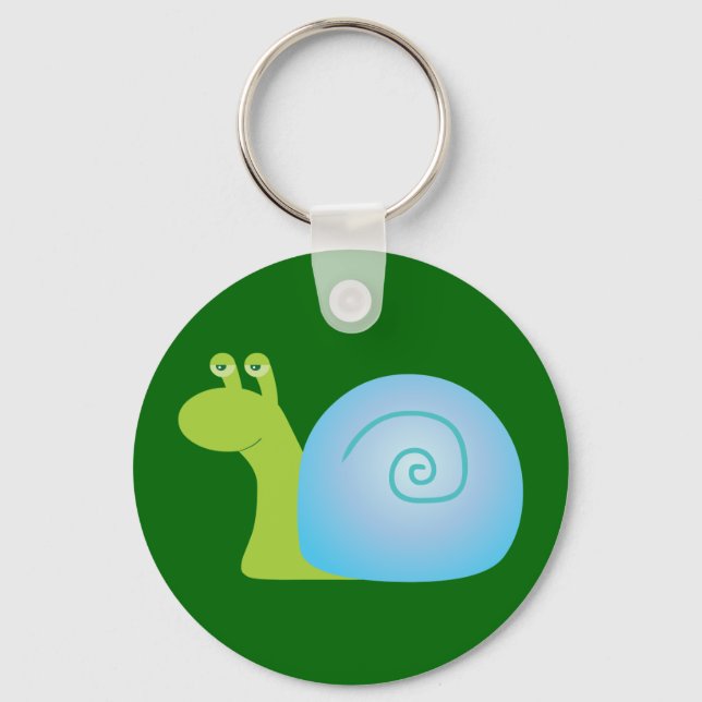 Green Snail Key Ring (Front)