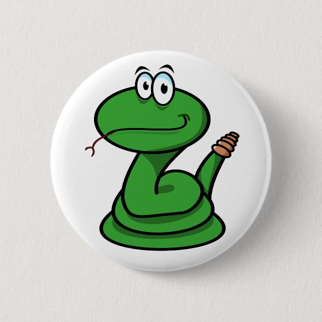 Green Snake Button (Front)