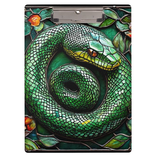 Green Snake Clipboard (Front)